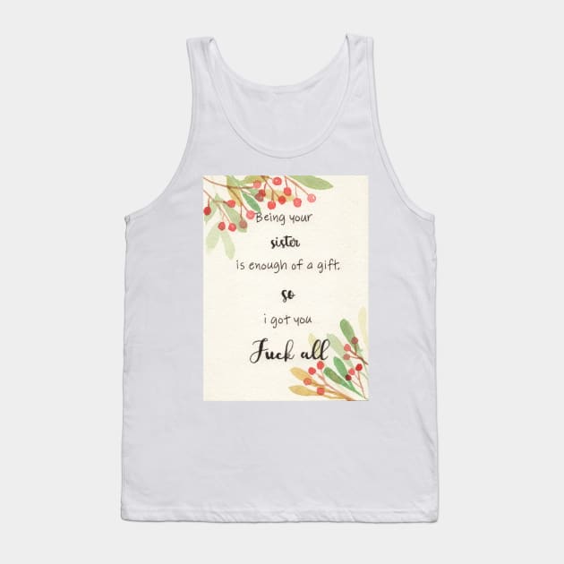 christmas quote Tank Top by Artsanneroxann